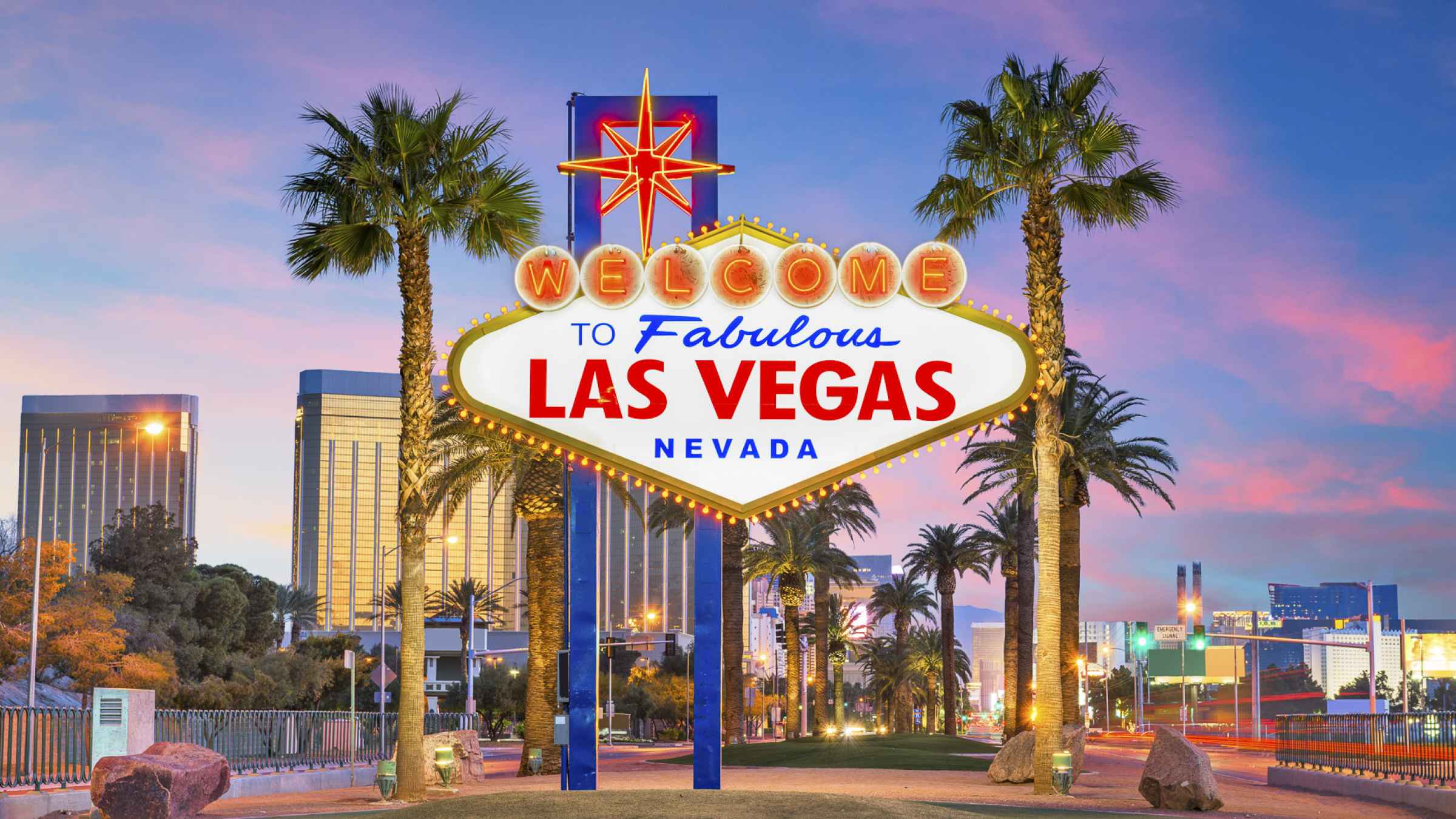 Placa da cidade de Las vegas