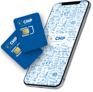Celular com chip internacional